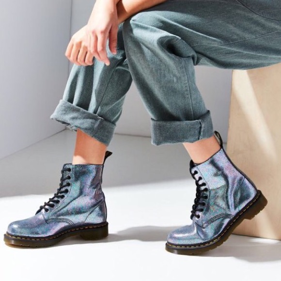 Dr. Martens Shoes - Dr. Martens Iridescent Pascal Boots Size 8.5